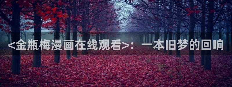 漫画之家app官网：<金瓶梅漫画在线观看>：一本旧梦的回响